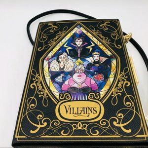 Disney Villain Book Style hard purse NWOT